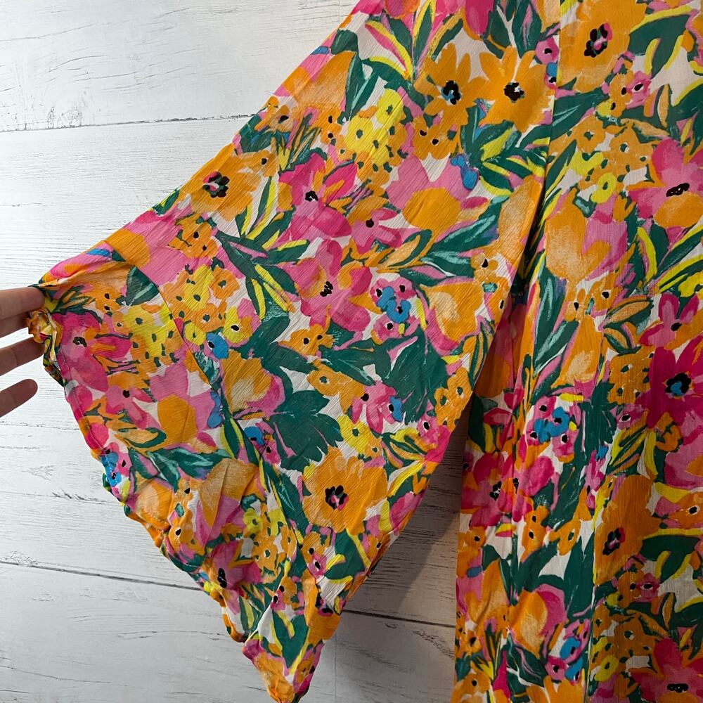 Anne Cole Vibrant Floral Sheer Swim Suit Coverup Size XL/XXL - Picture 5 of 6